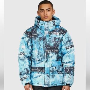 🦋THE NORTH FACE Men’s 
Nputse Parka Himalayan Winter Jacket Blue size-M